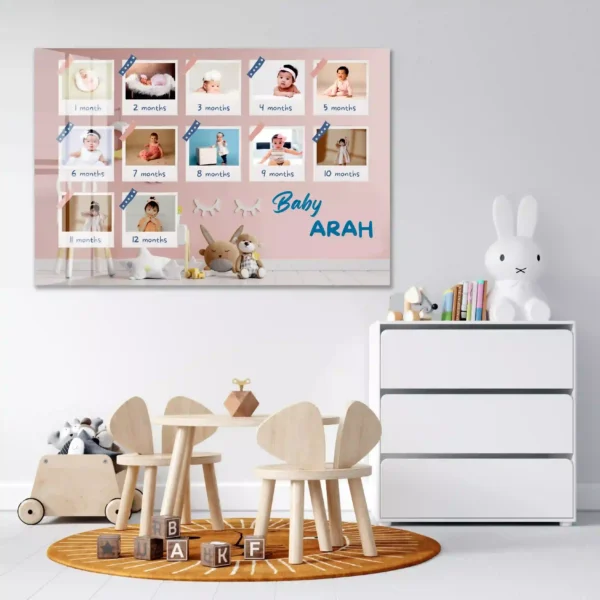 Customized Baby growth frame