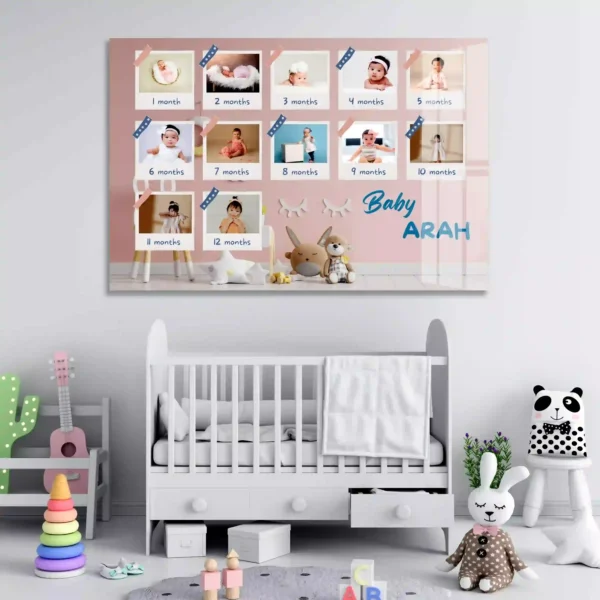 Customized Baby growth frame