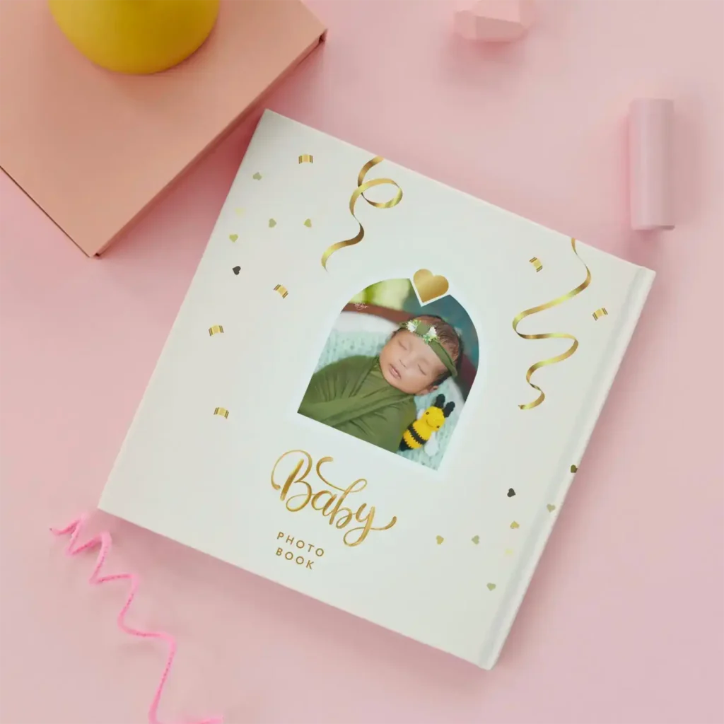 Customized baby memories book